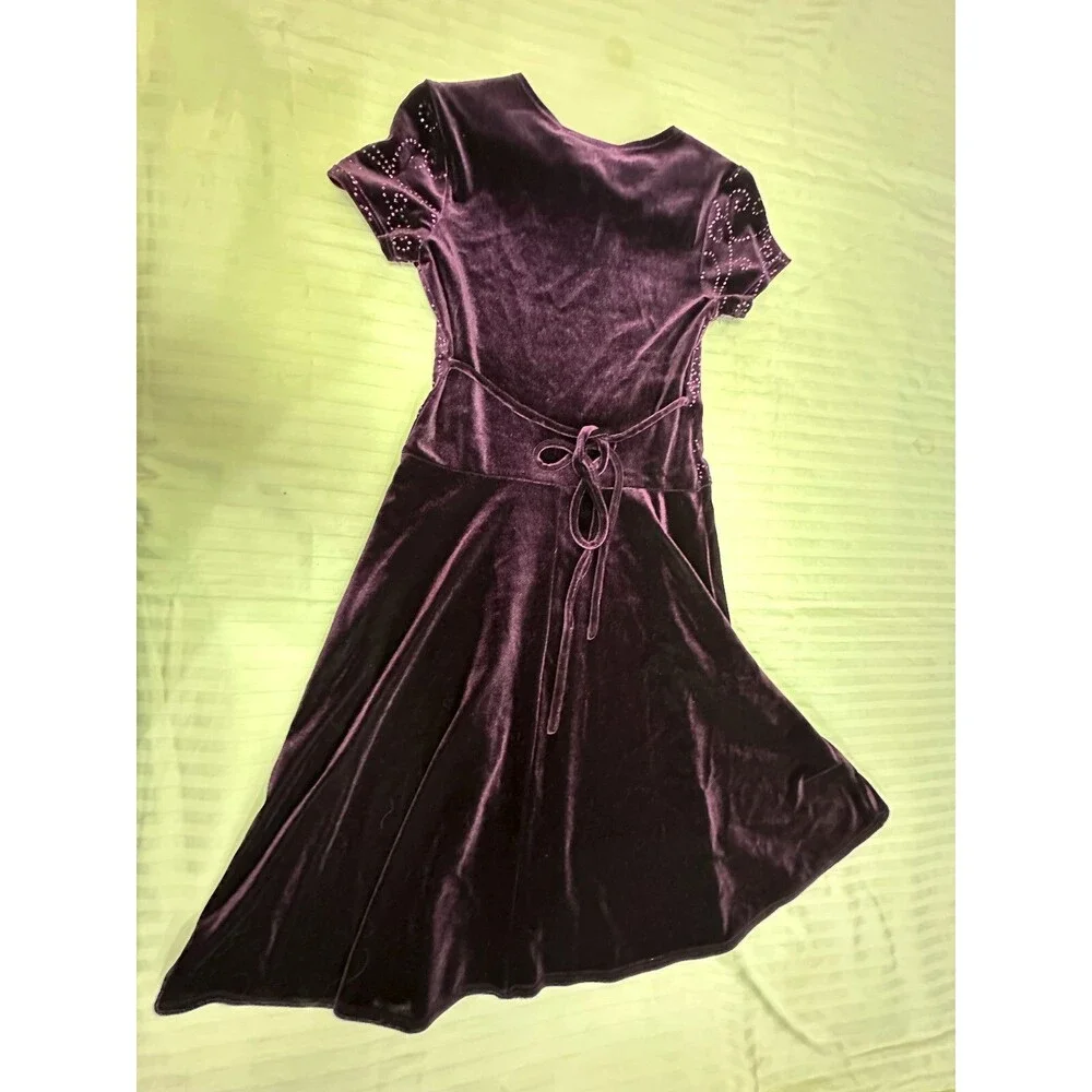 AMY BYER GIRLS VELOUR DRESS SIZE 7